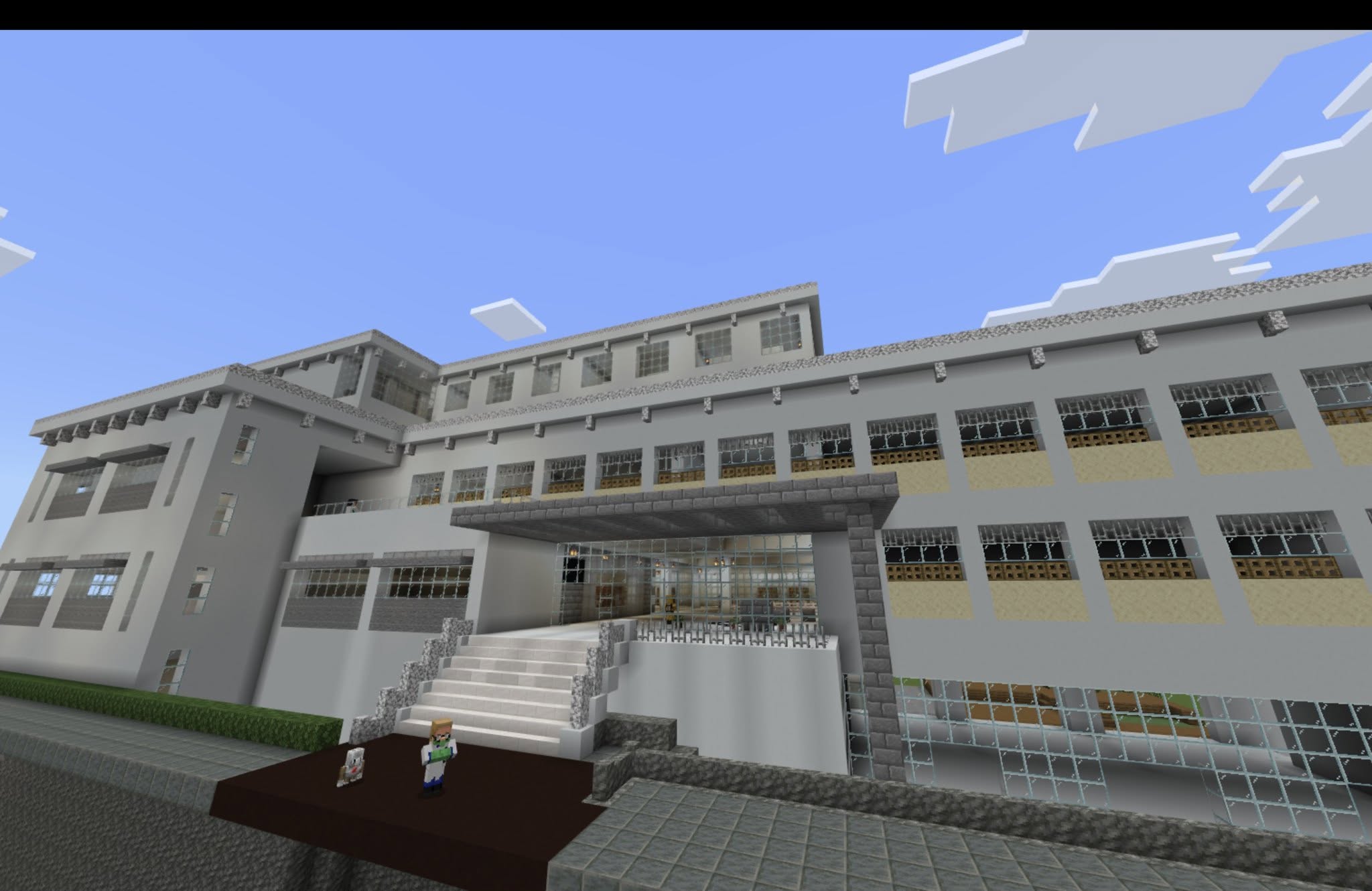 淡江大學工學館 Minecraft 虛擬建築